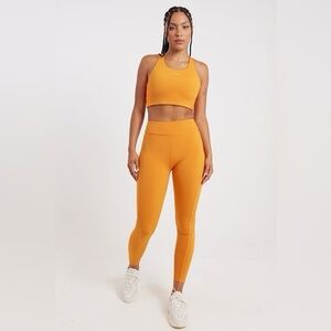 Adidas x Ivy Park Focus Orange High-Waisted Leggings
